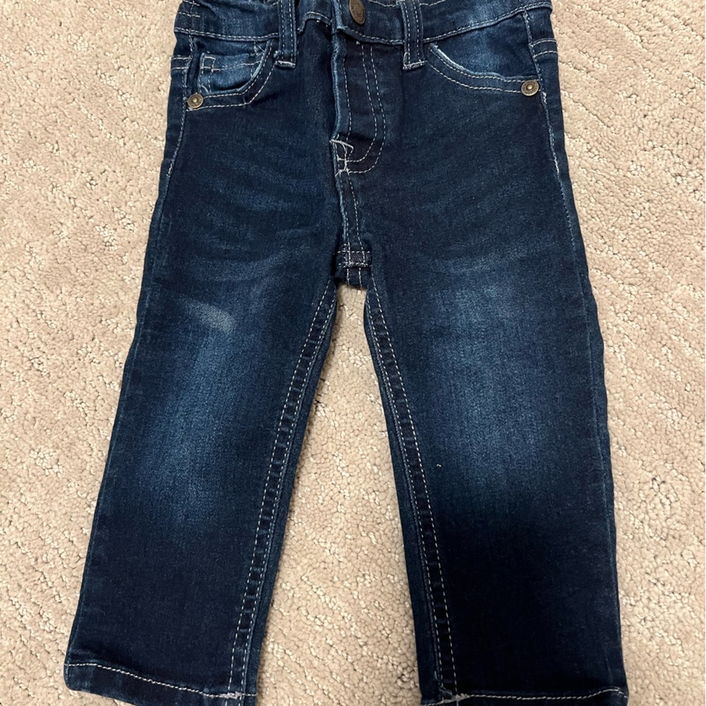 7 For All Mankind toddler boy dark wash jeans, 12M, in great condition